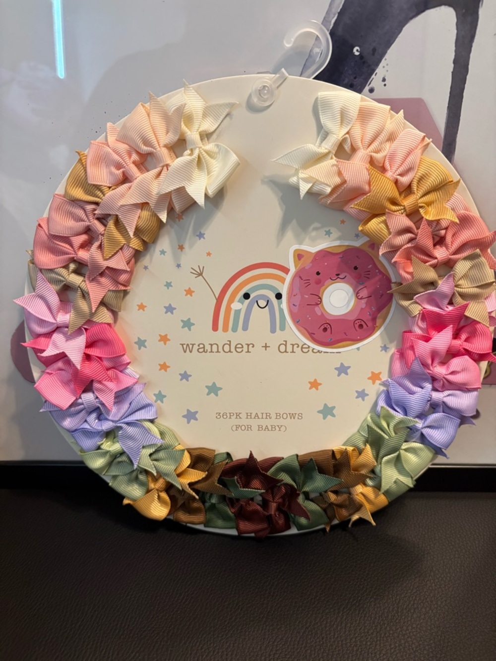 Pastel Baby Bow Hair Clips - Multicolor Set